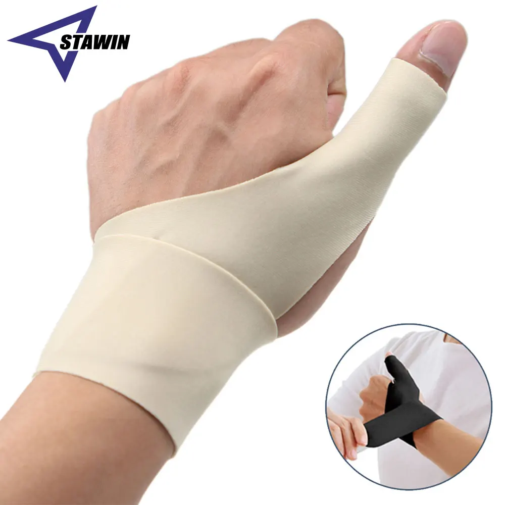 1 PCS Lightweight Thumb Brace, Wrist Thumb Support for Arthritis, Carpal Tunnel Pain Relief - Fits Men Women Left and Right Hand