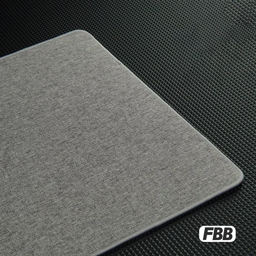 Fbb Mouse Pad Shock Absorption Linen Table Non-Slip Rubber Durable Advanced Oversized Table Mats Custom For Computer Esports