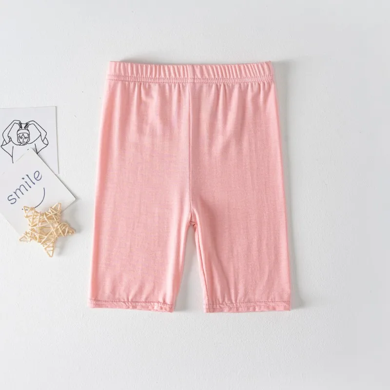 Solid Color Kids Girl Shorts Cotton Safety Pant Underwear Girls Briefs Short Beach Pants Kids Girls Short Leggings for 3-10years