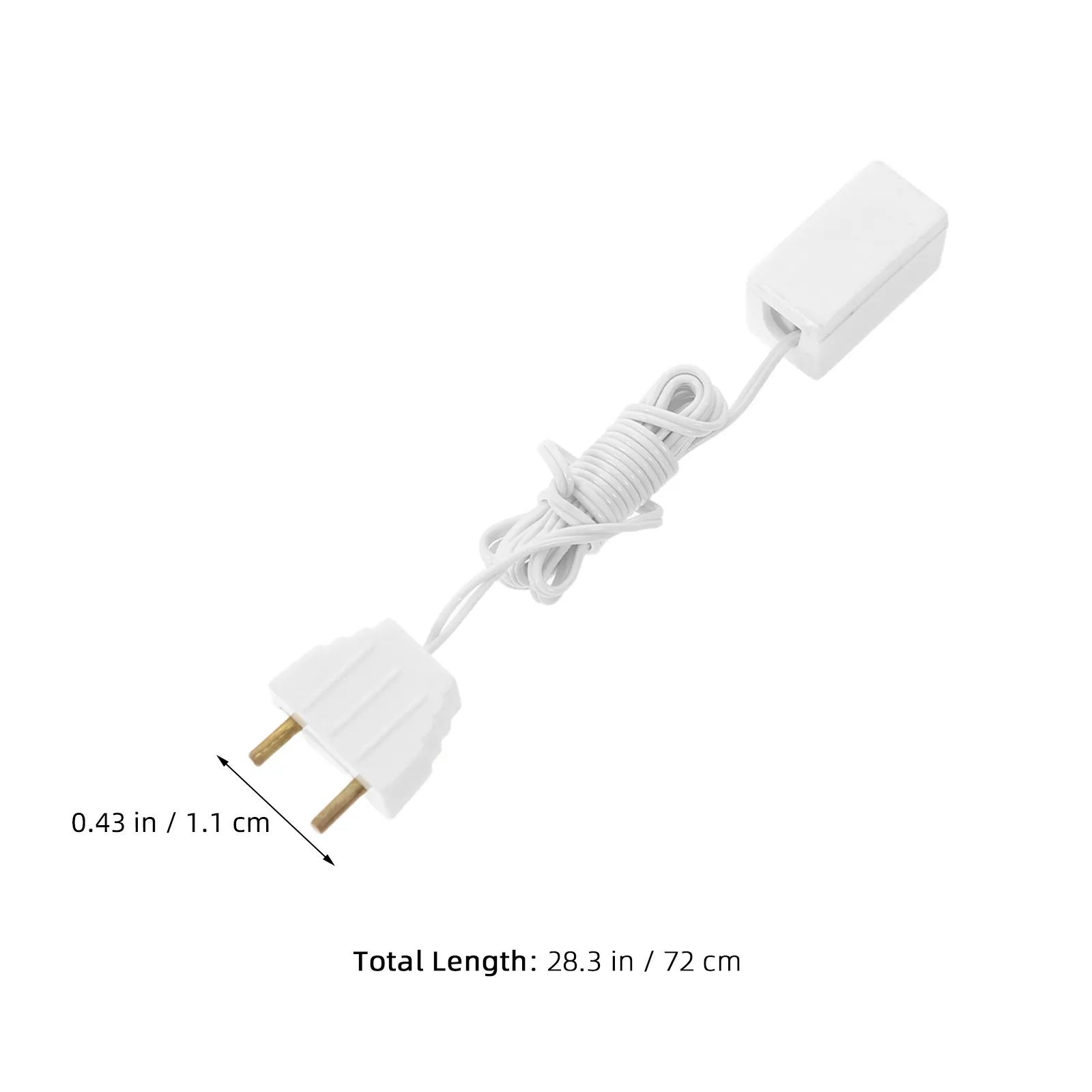 4Pcs 1:12 Scale Miniature Lighting Kit Dollhouse Lamp Extension Cord Realistic Glow Effect Safe Compact Design for Collector