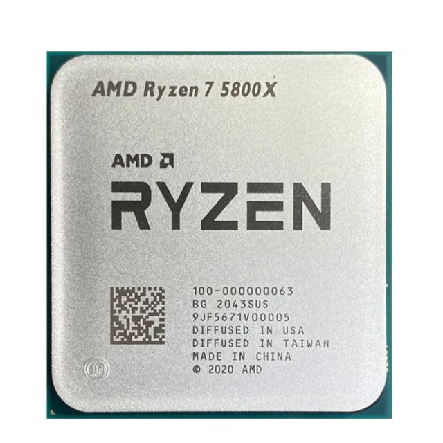 

AMD For Ryzen 7 5800X R7 5800X 3.8 GHz Eight-Core 16-Thread CPU Processor 7NM L3=32M 100-000000063 Socket AM4