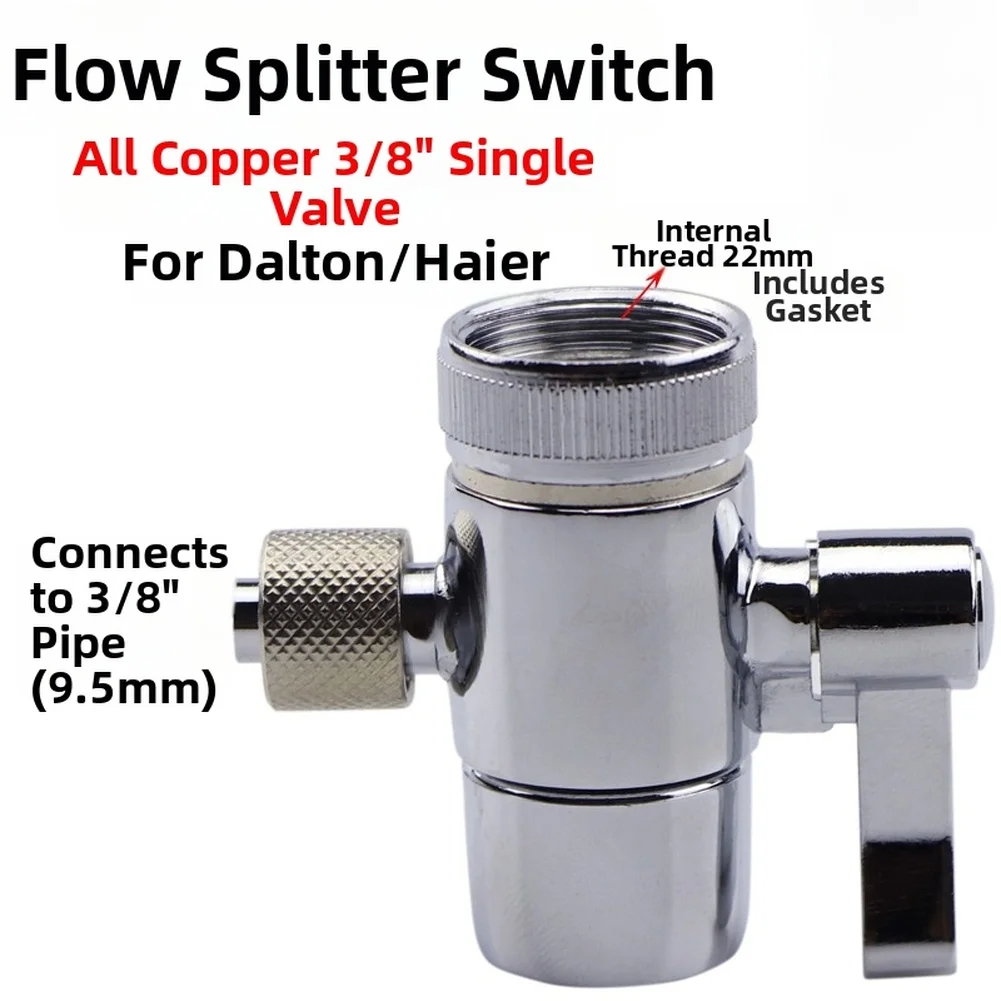 Faucet Accessory Water Purifier Valve For Kitchen Sink Pure Copper Construction For Water Purification Systems