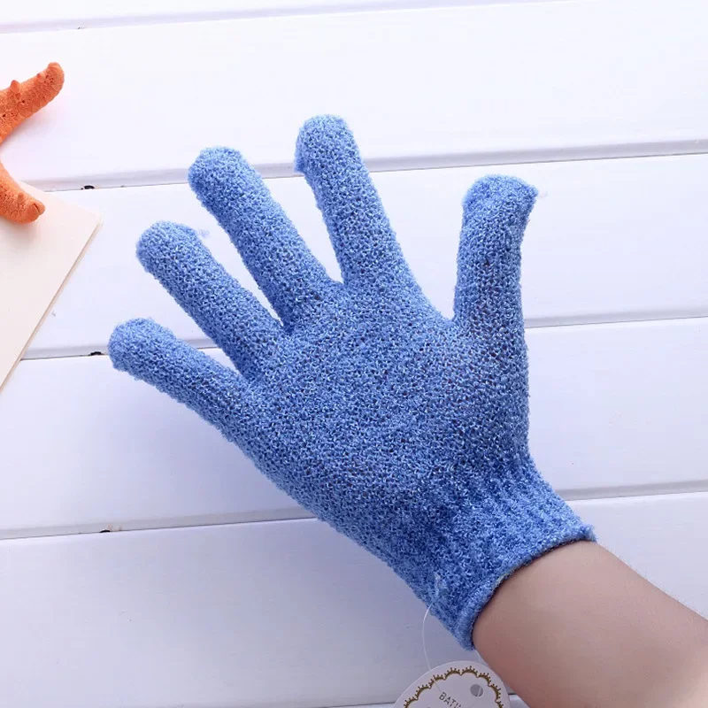 

Five Fingers Bath Gloves Household Shower Towel Scrub Body Wash Children Home Supply Elastic Wipe Back Bathing Cleaning Gloves