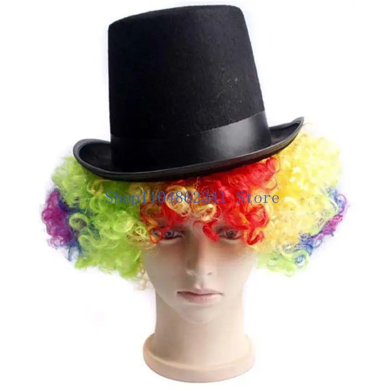 

5asd Black Top Hat Victorian Dress Up High Crown Cap Unisex Formal Costume Halloween Christmas Birthday Party Supplies