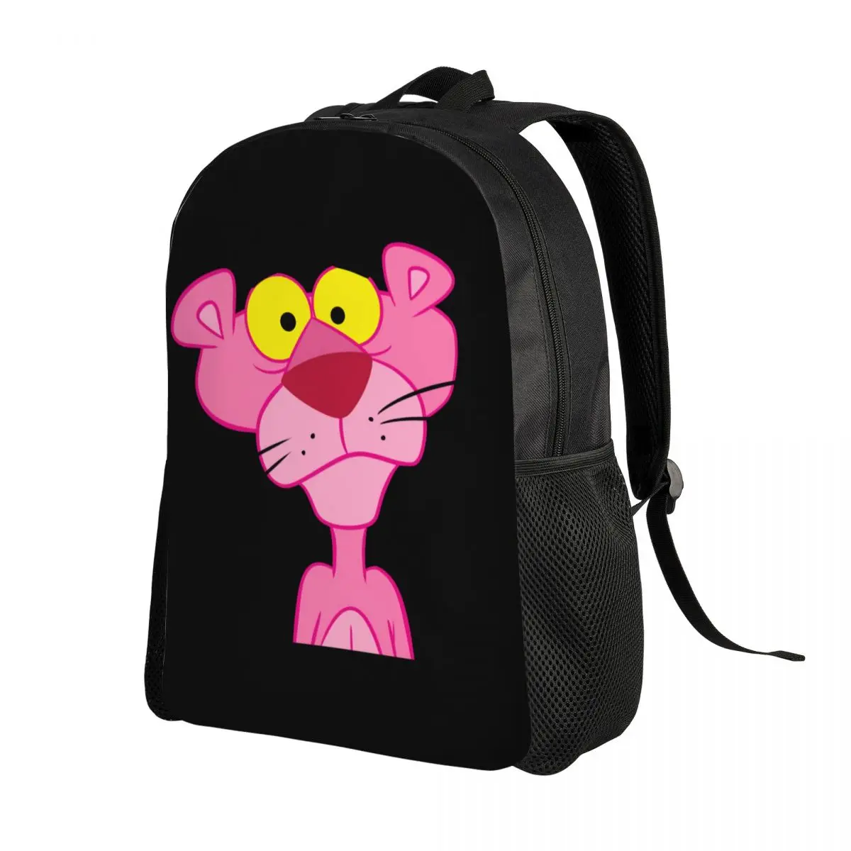 Custom Panthers Cartoon Laptop Backpack Men Women Basic Bookbag for School College Student Bags