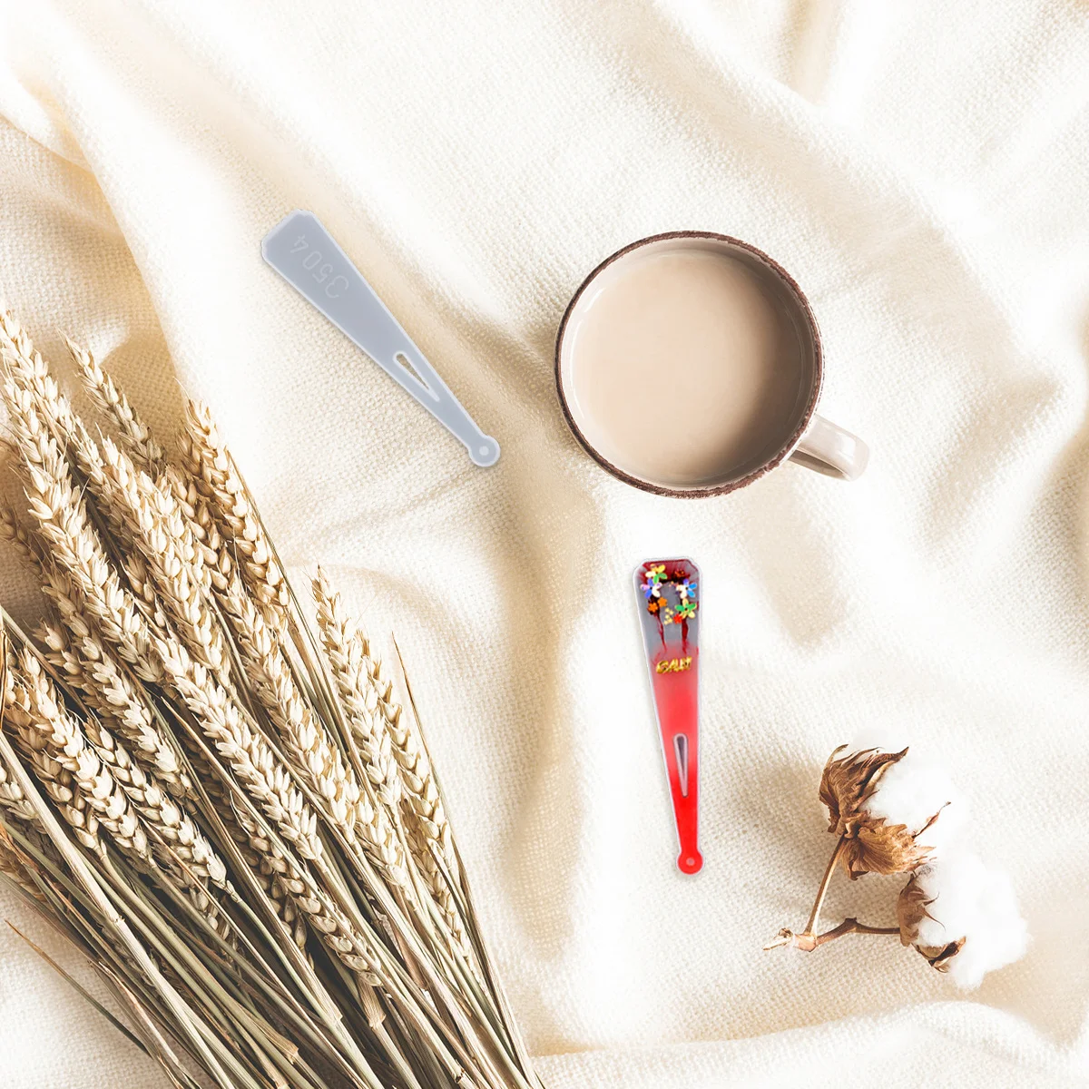 

5Pcs Silicone Bookmark Mold DIY Bookmarks Casting Moulds Classic Size Personalized Handmade Craft Silicone Bookmark Mold