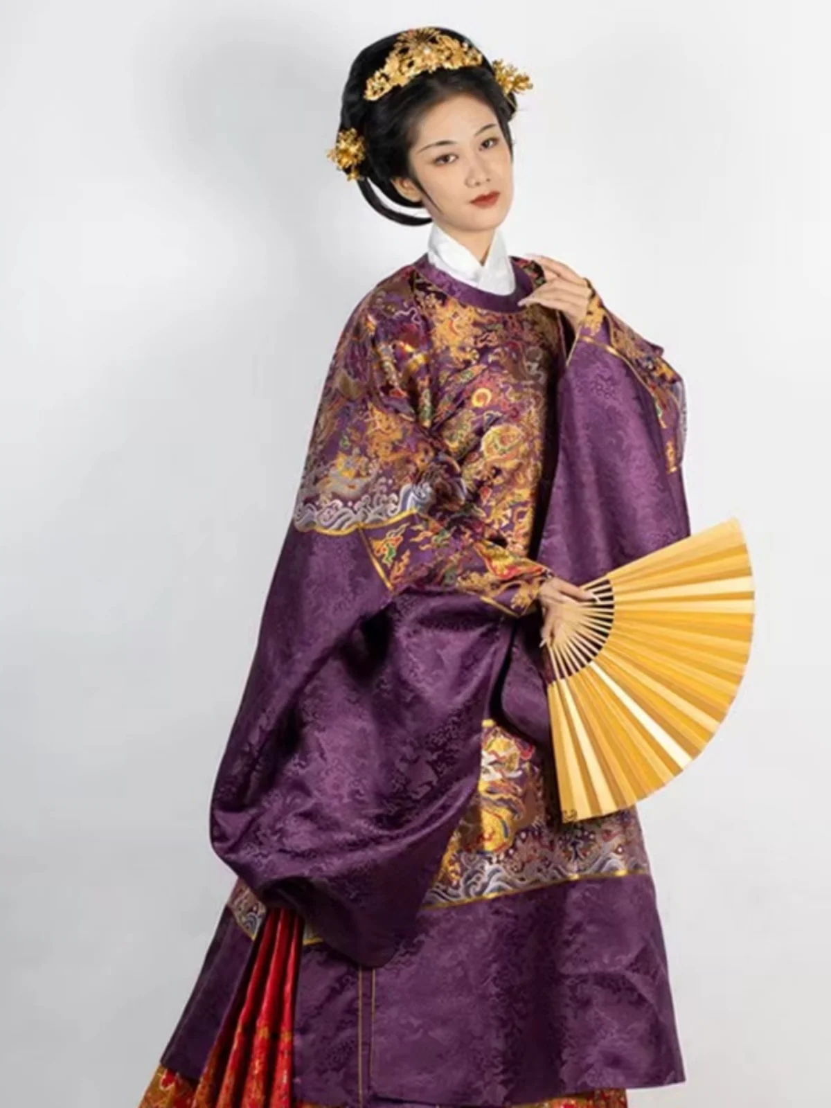 vetements-de-mariage-hanfu-haut-de-gamme-pour-femmes-costume-hanfu-de-mere-avec-visage-dore-pour-festival-qixi-haut-de-gamme-ming-dynas-sle