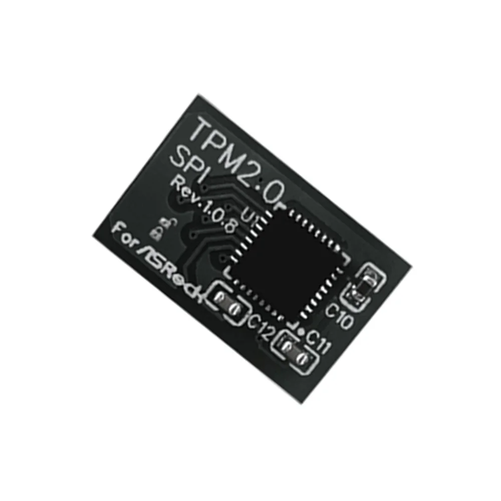 TPM 2.0 Encryption Security Module Remote Card 14 Pin SPI TPM2.0 Security Module For ASROCK Motherboard-ABVK