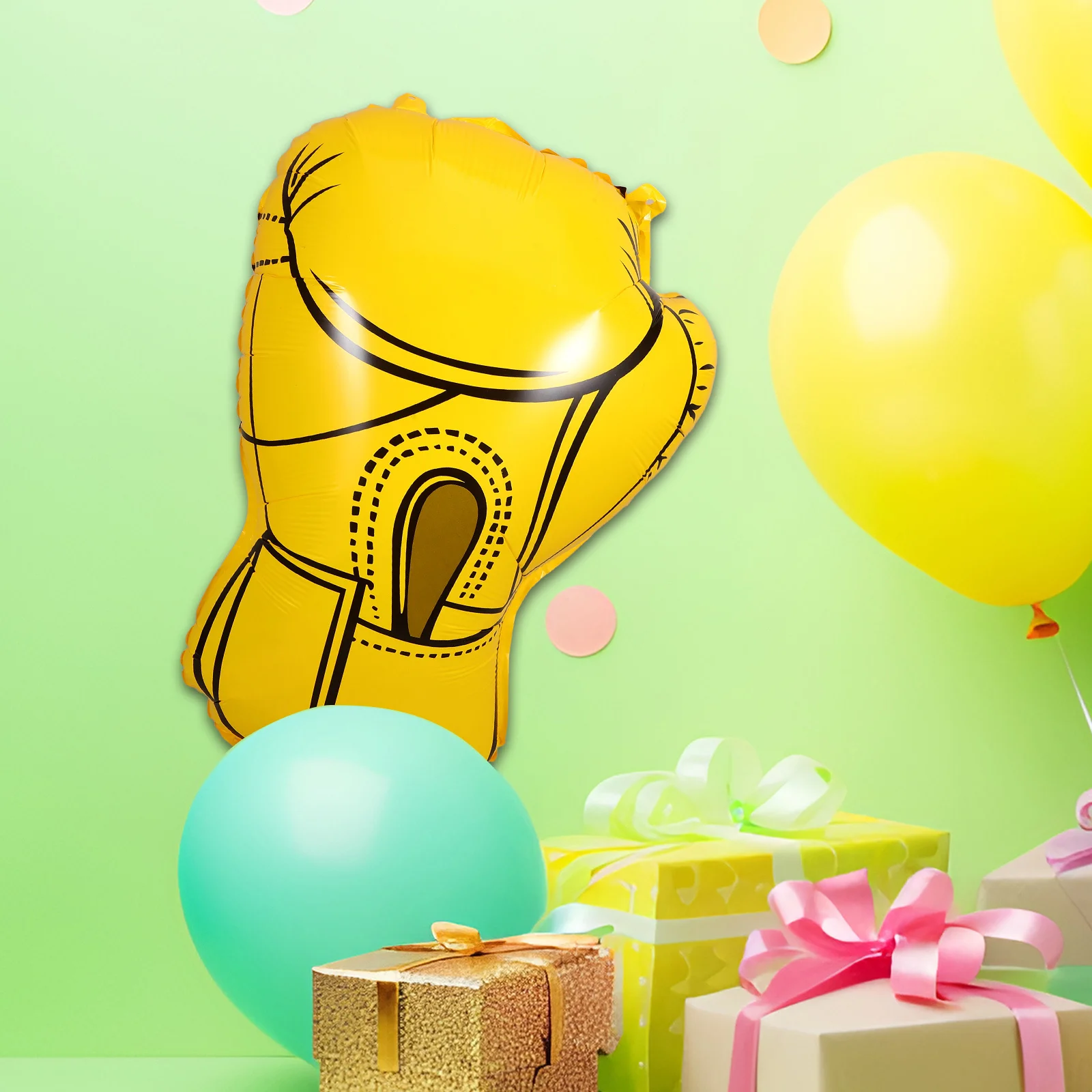 

6Pcs Boxing Gloves Balloons Party Decorations Sport Theme Birthday Supplies Kids Gym Boxing Party Balloons Sport Balloon