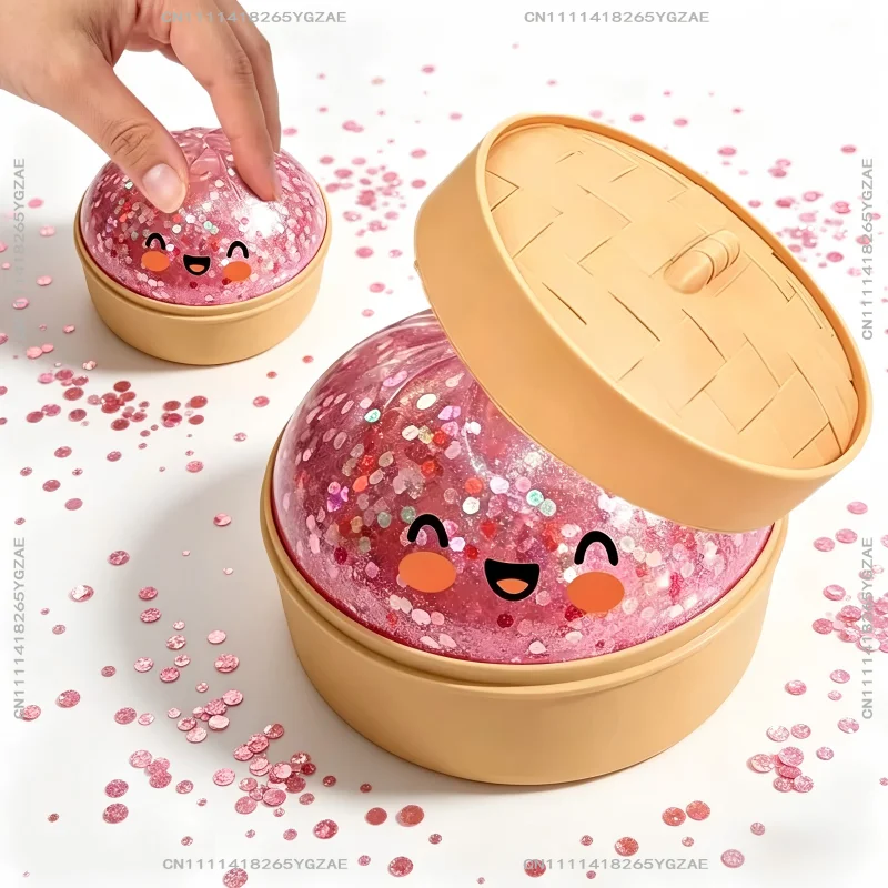

Soft Steamed Buns Pinch Simulation Steamed Bread Desktop Decompression Ornaments Office Relaxation And Pressure Relief Pinch