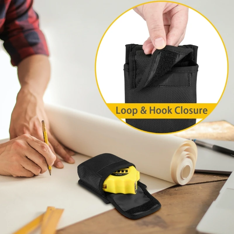M6CF Multi function Electrician Tape Measure Nylon Waist Pocket for Technicians