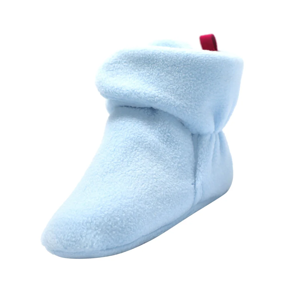 

Baby Sock Shoe Coral Fleece Non Slip Cozy Toddler Booties Soft Sweat Absorbing Breathable Kids Warm Socks Winter