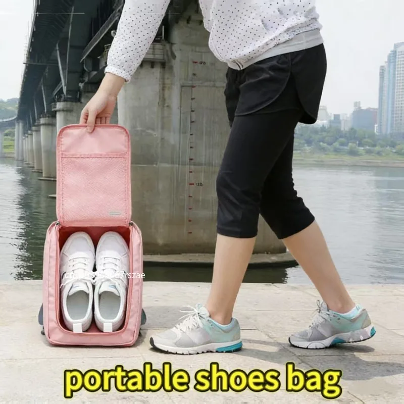 Multifunktionale wasserdichte Schuhe Kleidung Tasche Praktische Reise Aufbewahrungstasche Nylon Tragbare Organizer Taschen Schuh Sortierbeutel