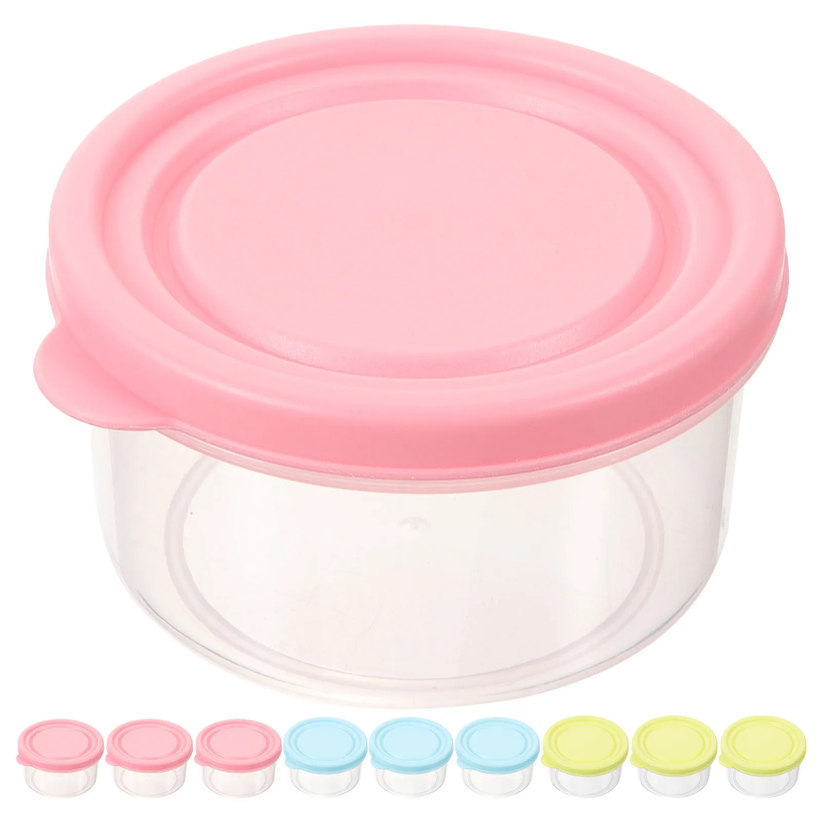 150ML 24 Piece Food Storage Containers BPA Free Mini Plastic Bowls for Kitchen Freezer Refrigerator Microwave Use