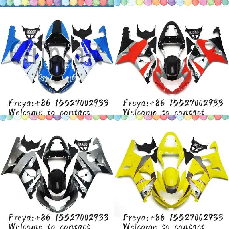 For GSX-R1000 K1 GSX-R 2000 gsx1000r 2001 2002 Motorcycle Fairing Set Body Kit Plastic Accessories ABS