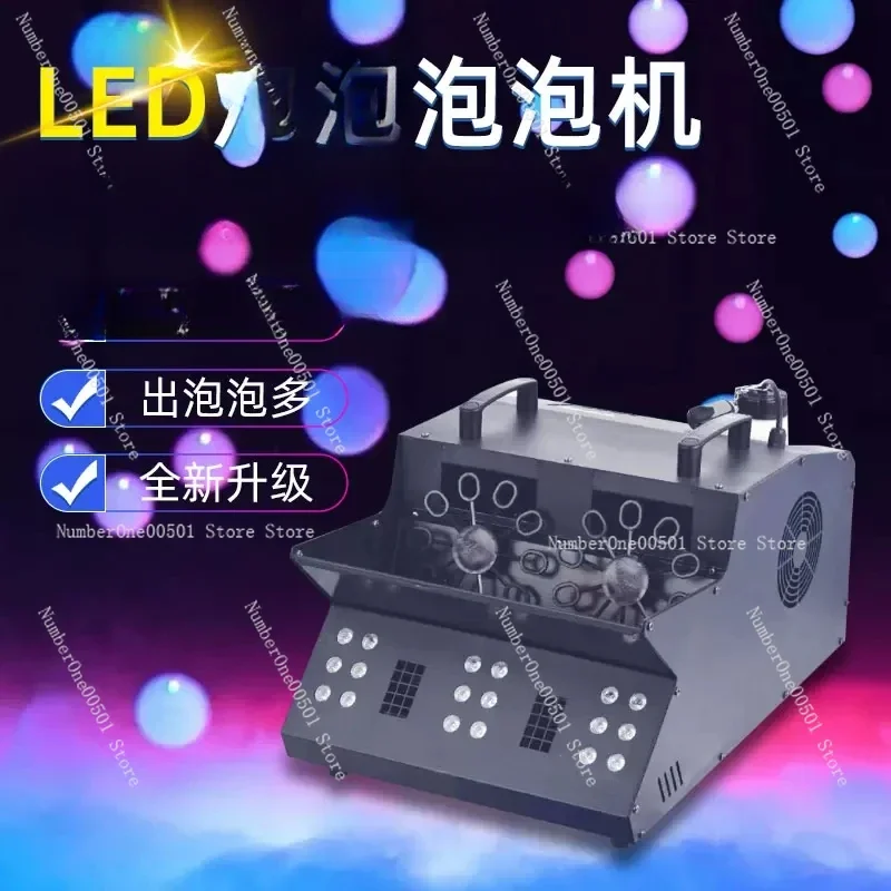 

1500W Led Dmx 512 Automatic Blower Soap Bubble Fog Smoke With Remote Control For Stage Dj Wedding Party Show