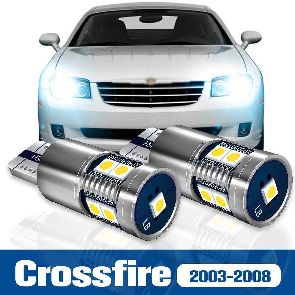 

2pcs LED Clearance Light Bulb Parking Lamp Accessories Canbus For Chrysler Crossfire 2003-2008 2004 2005 2006 2007