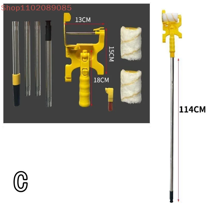 

Профессиональный набор аксессуаров для настенной живописи: многофункциональный валик и кисть для кромки для продвинутой отделки