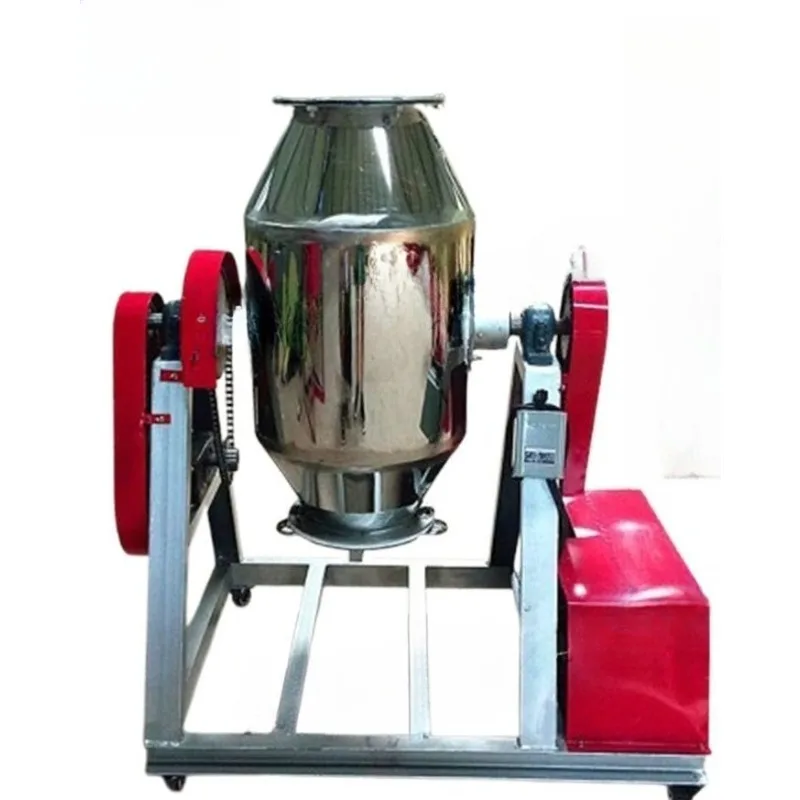 360 degree rotating material mixer, drum stainless steel electric mixer, powder granular material mixer