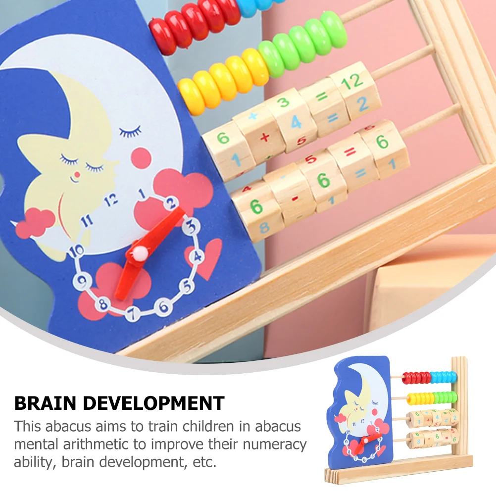 Computing Rack Wood Abacus Students Math Bead Arithmetic Leaning Toys Animal Abacuses Wooden Mental