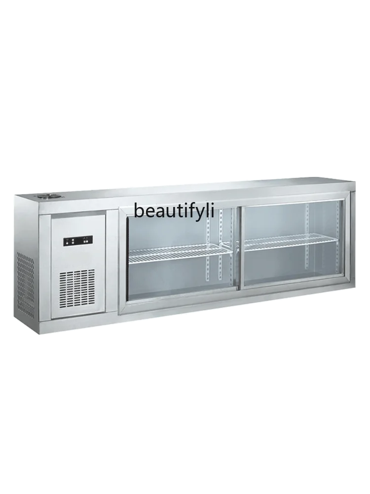 Refrigerated Wall-Mounted Cabinet Kitchen Wall-Mounted Refrigerator Hanging Freezer Commercial Fresh-Keeping Freezer