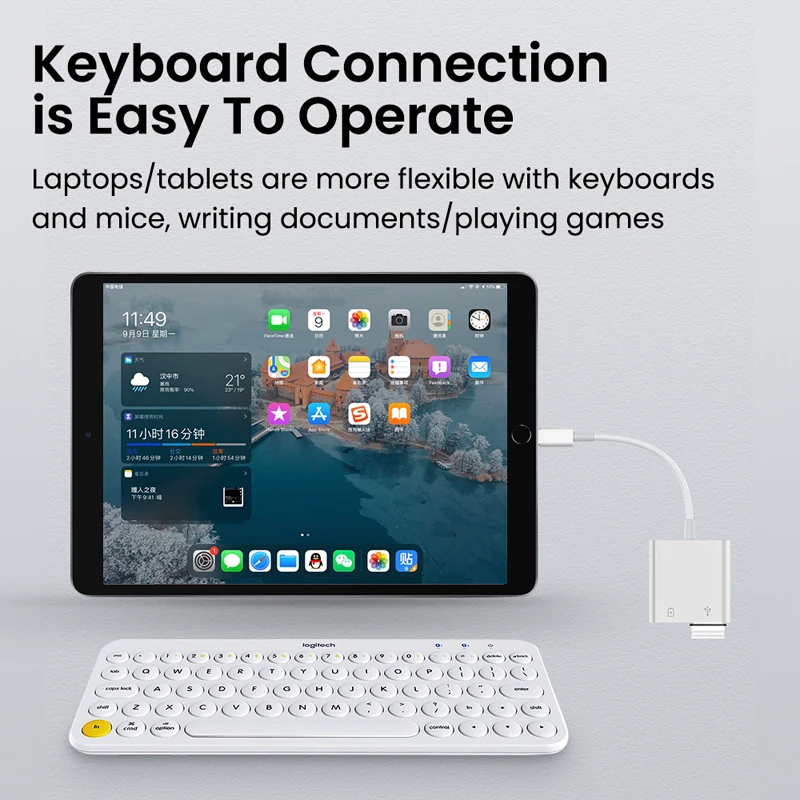 Type-C OTG Adapter 2 In 1 Type C To USB 3.0/USB C Conventer For Mouse Keyboard U Disk Samsung Xiaomi PD 100W Fast Charging Cable