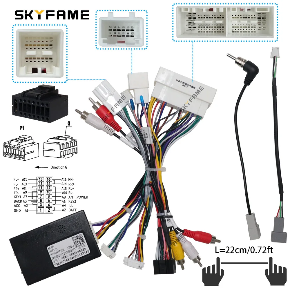 SKYFAME Car 16pin Wiring Harness Adapter Canbus Box Decoder For Hyundai Elantra Tucson Sonata 9 KIA KX5 KX7 K5 Mistra Sportage - Image 3