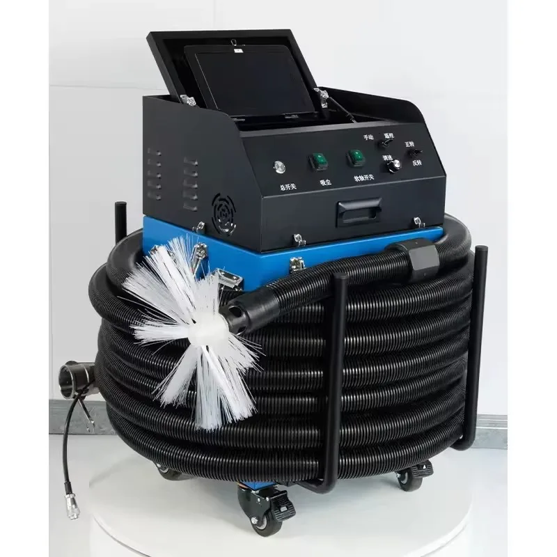 Professional Air Duct Cleaning Vacuum Robotic Ac Duct Cleaning Brush Machine