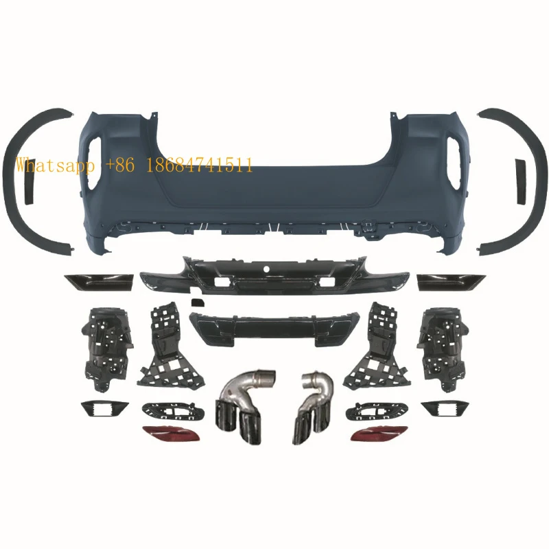 G06 2020-2022 Pre-facelift X6M Style Full Body Kit Front Rear Bumper Assembly