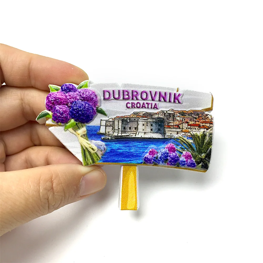 

3D Resin Dubrovnik Croatia Fridge Magnet - Cute & Decorative Kitchen Accessory