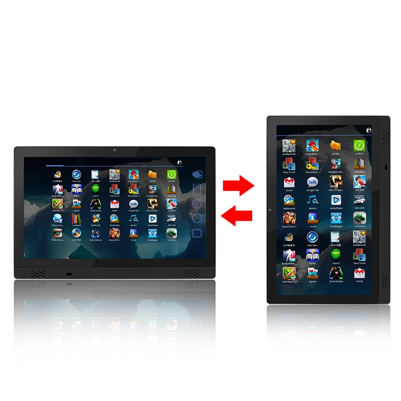 17.3 بوصة صناعية نقية مسطحة PCAP لوحة اللمس الكل في واحد أندرويد كمبيوتر مكتبي ذكي AIO RK3399 AMD HD-MI واجهة RAMBO Pc #2
