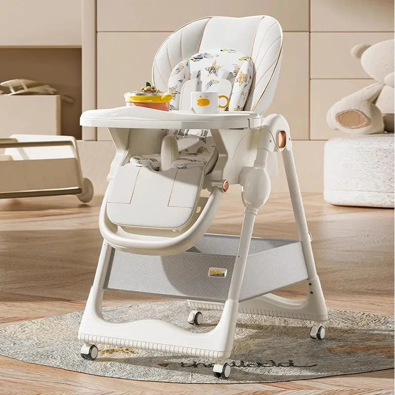 

Baby Dining Chair Household Portable Baby Chair Multi-functional Dining Chair Foldable Seat Suitable for Both Sitting Reclining
