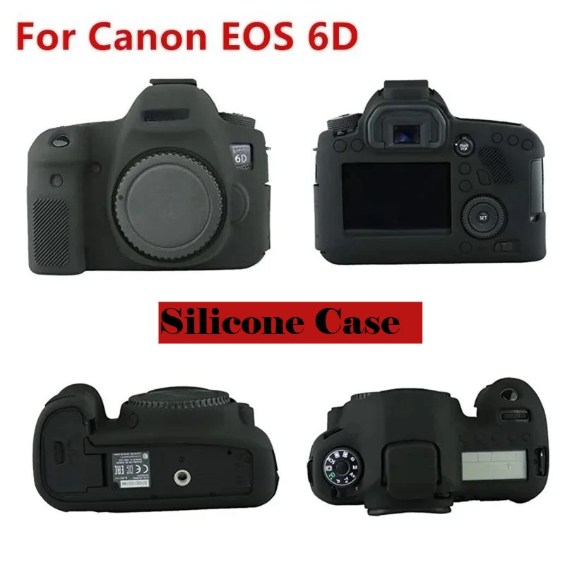 Universal Silicone Skin Cover,Anti-Scratch DSLR Protective Storage Bag For Canon EOS R 6D 7D 5D