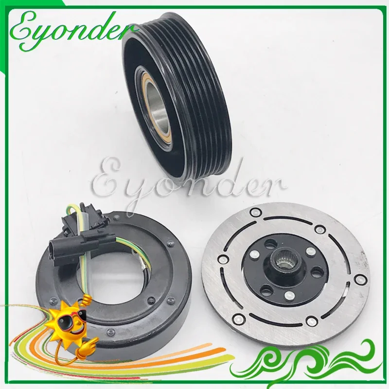 

AC A/C Compressor Clutch Pulley for Land Rover Discovery 4 IV Jaguar XF XJ 3.0 C2Z4345 C2D38611 LR013934 LR019133 LR058017