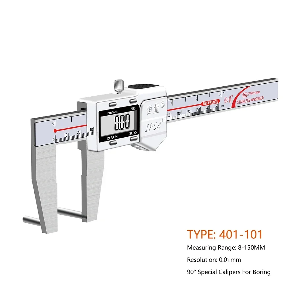 90-градусный прецизионный электронный расточный специальный штангенциркуль из нержавеющей стали, инструмент для измерения внутреннего диаметра,