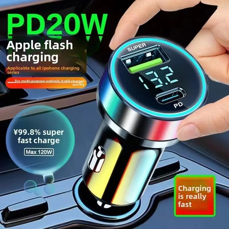 carregador-de-carro-tiy-240w-de-carregamento-rapido-2-portas-usb-adaptador-para-iphone-samsung-xiaomi-carregadores-rapidos-com-display-digital