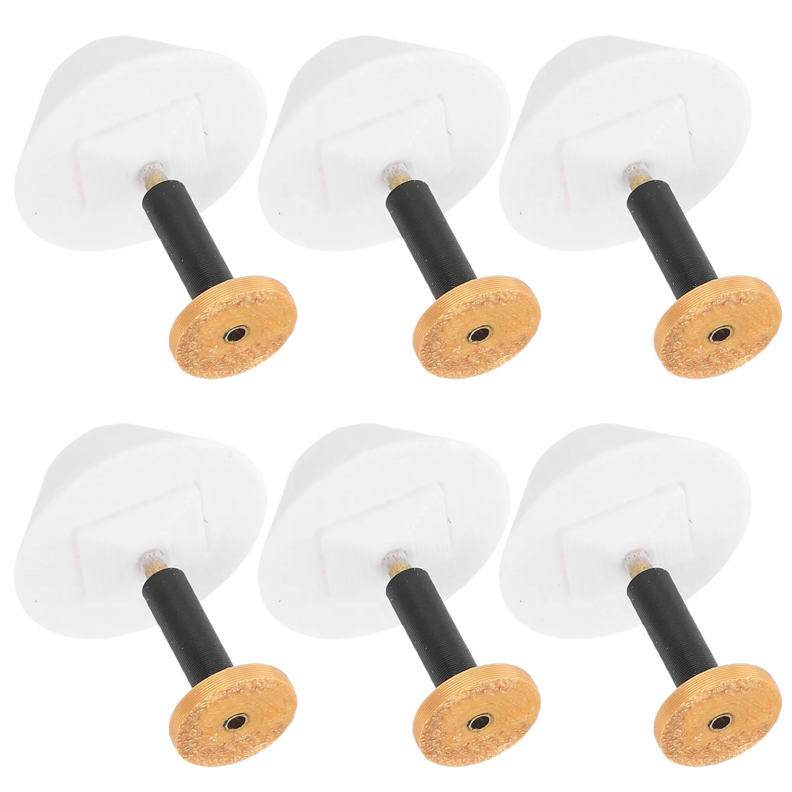 

6Pcs Miniature Lamp Plastic Bedside Lamp for Tiny House Furniture Dollhouse Desk Light Micro Landscape Decoration