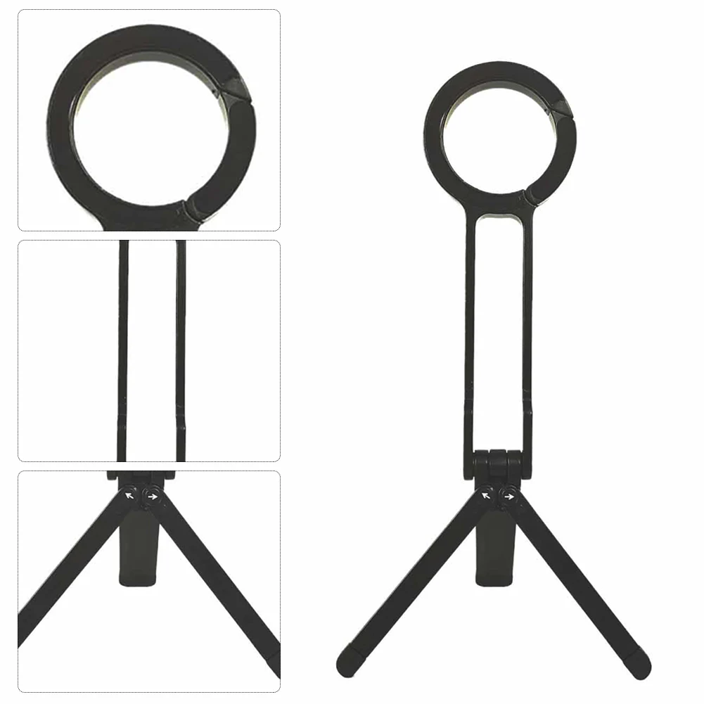 

Carabiner-Mounted Phone Tripod Rotating Magnetic Ring Phone Holder Multi-Function Desk Mount Phone Handle Holder for iPhone