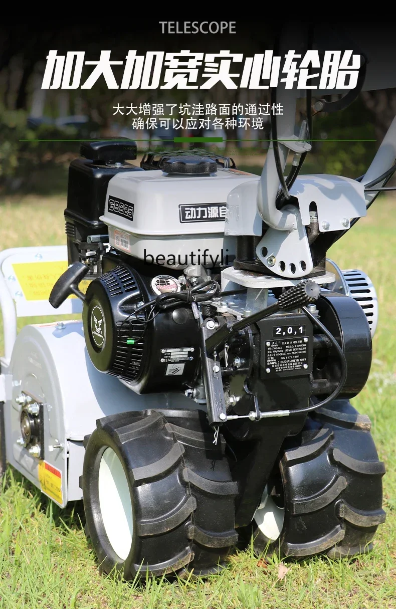 Modern Self-Propelled Grass Cutting and Returning Machine Land Reclamation Garden Agricultural Hand Push Grass Trimmer Orchard