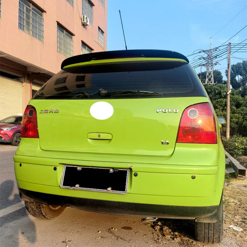 For 2004-2009 VW Polo 4 MK4 9N 9N3 Car Rear Roof Spoiler Wing Tuning Top SplitterTuning Exterior Auto Accessories Body Kit view 3