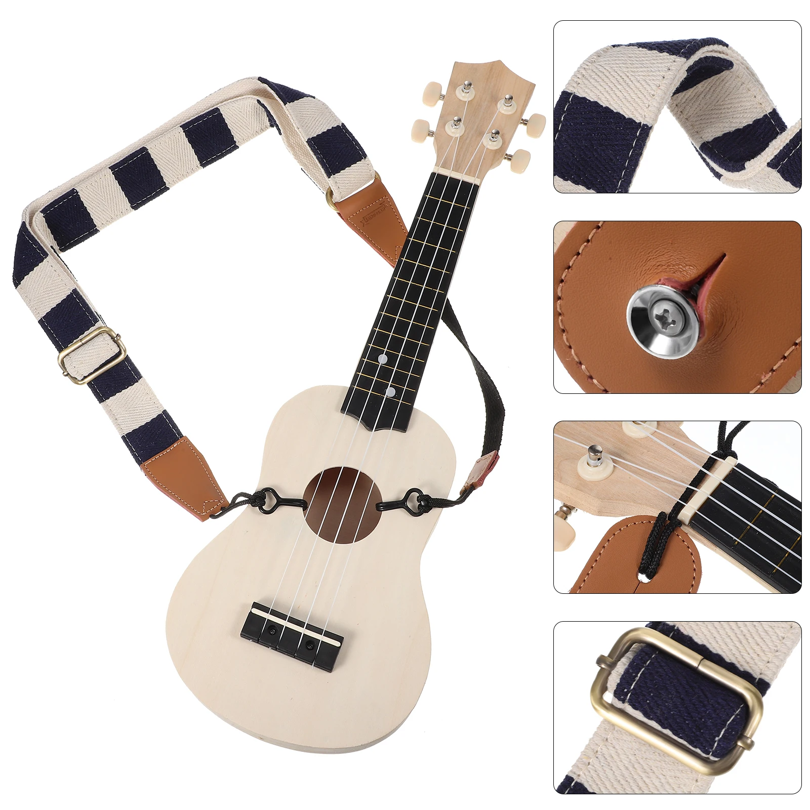 

Ukulele Strap Shoulder Straps for Ukuleles Crossbody The Strings Cotton Adults Replacement
