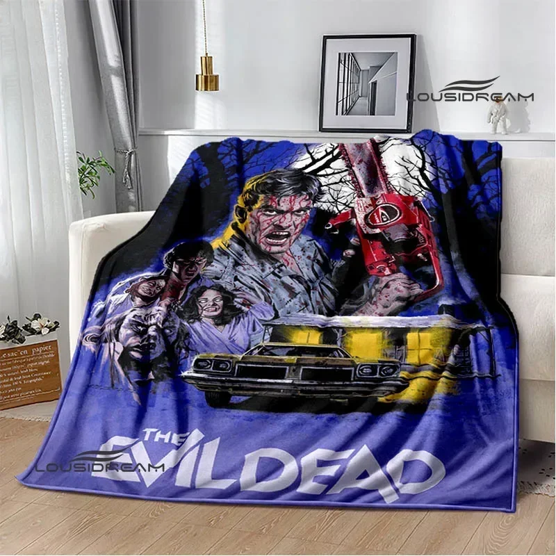 

Movie The Evil Dead Printed blankets picnic blanket Flannel Warm blankets Soft Cozy Blanket Home travel blanket Birthday Gift
