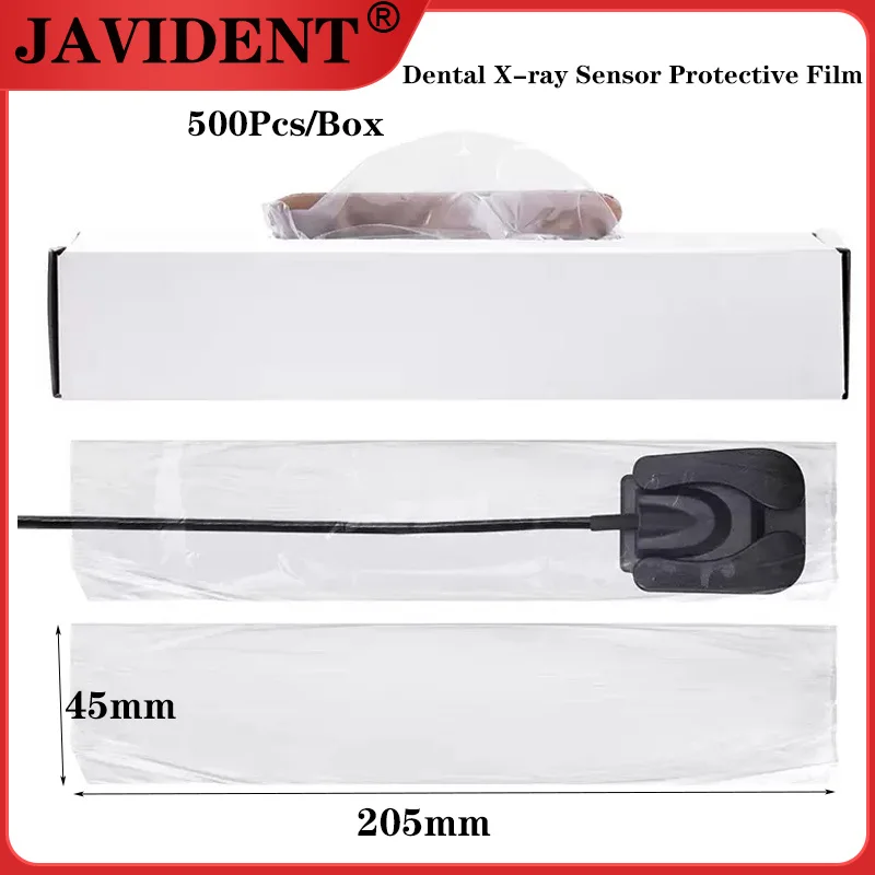

500Pcs/Box Dental Disposable Plastic X-Ray Digital Sensor Covers Dental Film Protective Pouches Oral Hygiene Supplies