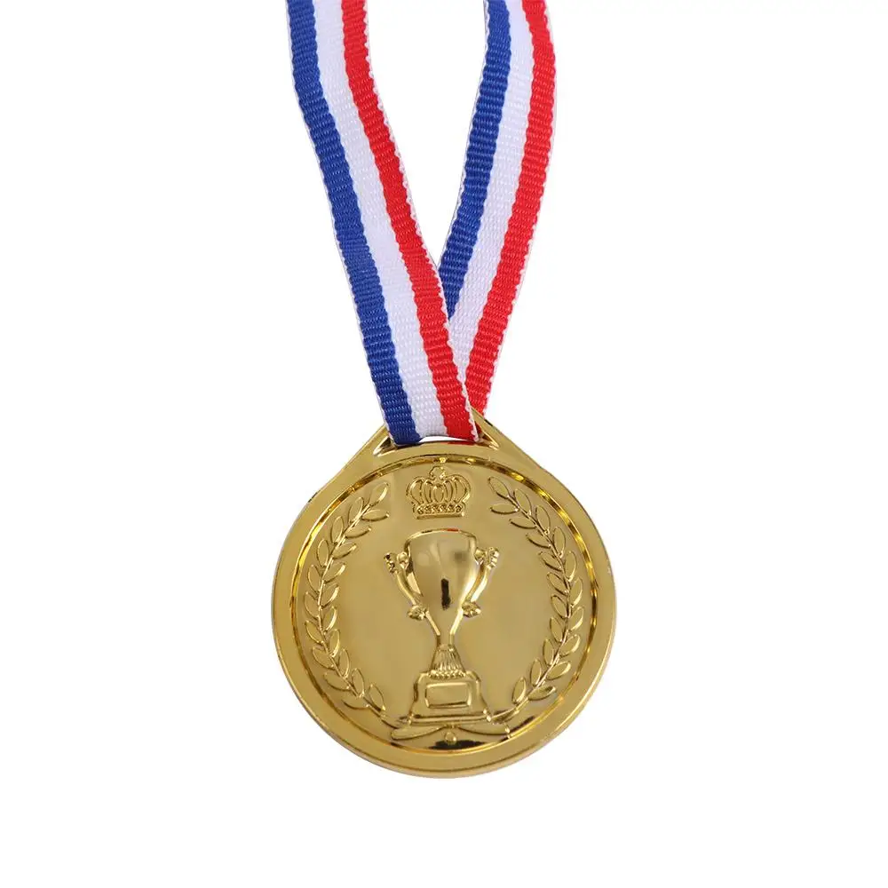 Winner Reward Gold Silver Bronze Medals Dancing Swimming Children's Award Medals Running Sports Game Plastic Competition Prizes