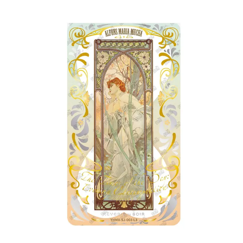 KAYOU Eternal Mucha Series 1 SJ(00-012)/HZ(001-020) Single Card Full Set Heritage Collection Card Flower Collection Genuine Card