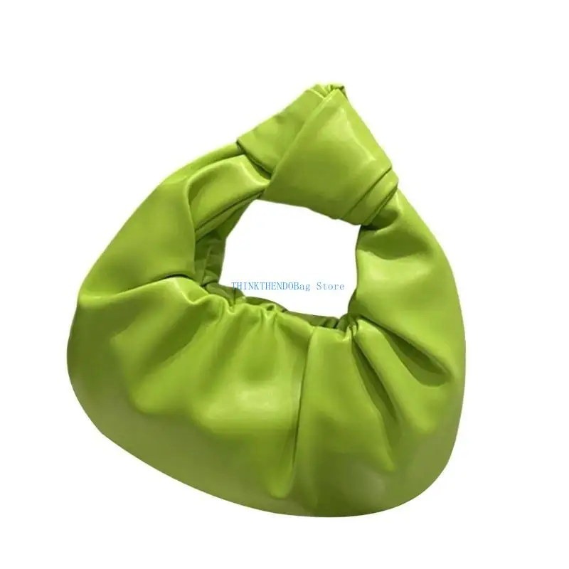 

63HC Pu Leather Clutch Purse Top-handle Hoboes Bag,Ruched Hoboes Toted Bags Handbag for Wedding Cocktail Party Shoulder Bag