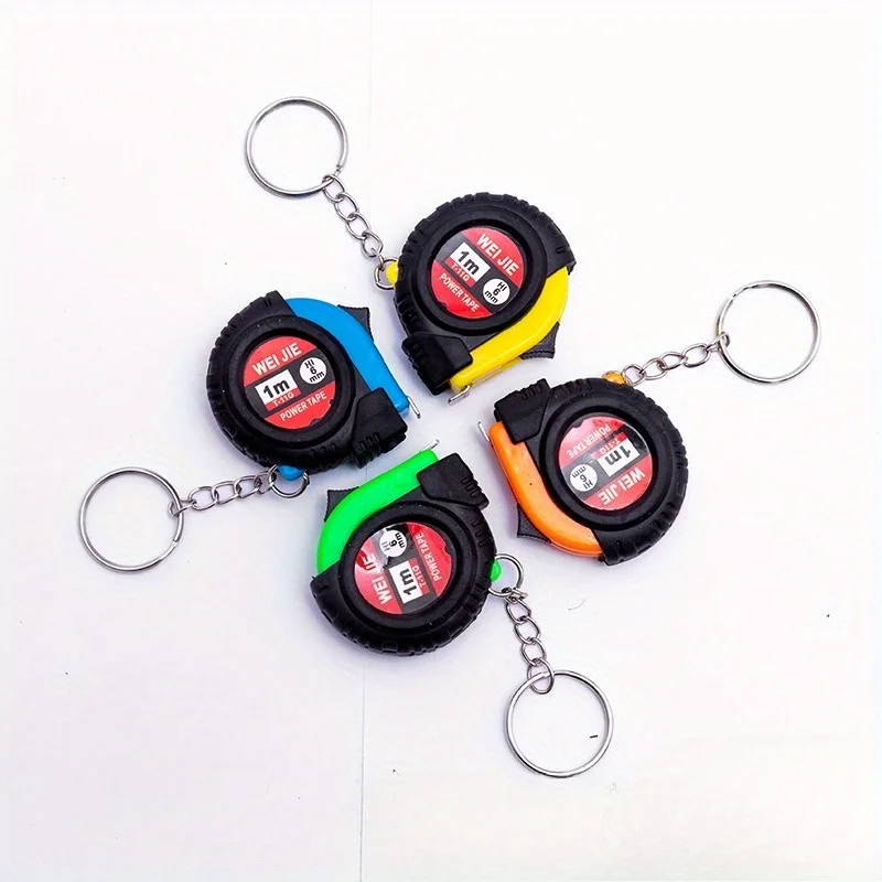 سلسلة مفاتيح صغيرة قابلة للسحب بطول 1 متر/3 أقدام - قفل فرامل، محمولة، مثالية للاستخدام اليومي والحفلات - هدية ترويجية مثالية