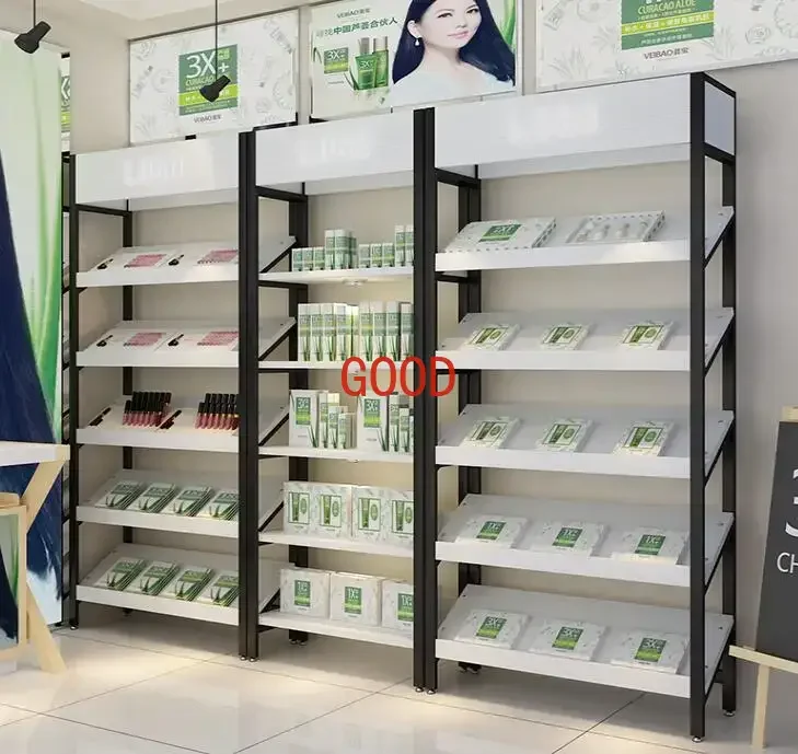 Cosméticos de beleza Display Cabinet, Boutique Shelf, Container, Shoes Rack, Displa, Boutique Products Display, Bag