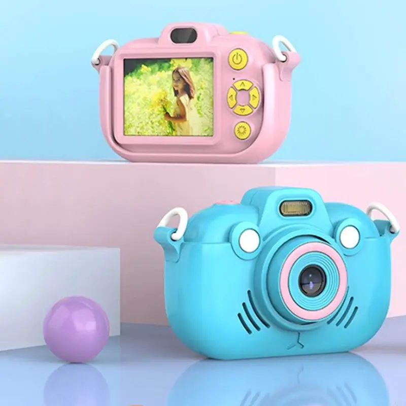 Crianças mini câmera design portátil gravação material abs durável para uso diário ao ar livre presente a2ub