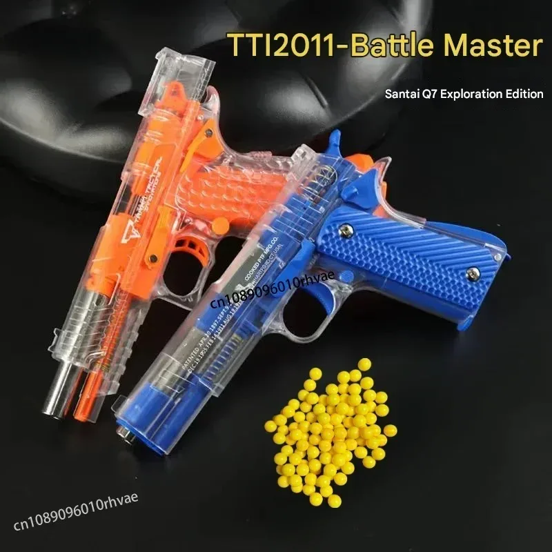 Pistolet zabawkowy M1911 z pustą komorą, pistolet maszynowy z mechanizmem zawieszenia, szybka demontaż, instrukcja obsługi, pistolet zabawkowy dla chłopców, nabój BB, dolny magazynek dla dzieci.